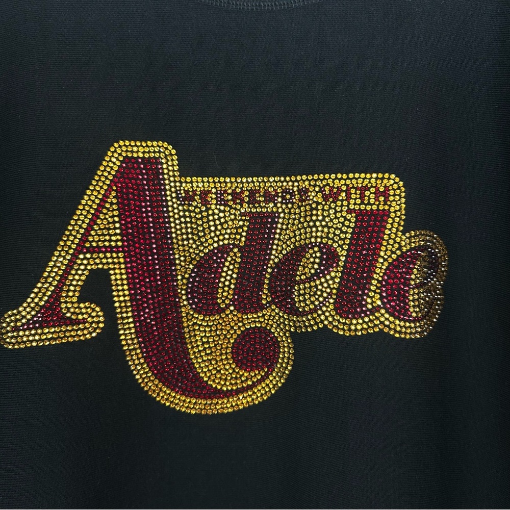 Weekends With Adele Rhinestone Crewneck Sweatshir… - image 3